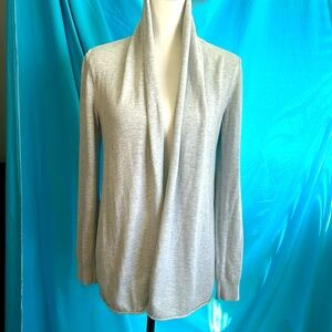 Buy2items get1free 3$15items for$30. Light grey, long sleeve cardigan